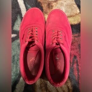 Men’s Size 10 Red Old School Vans